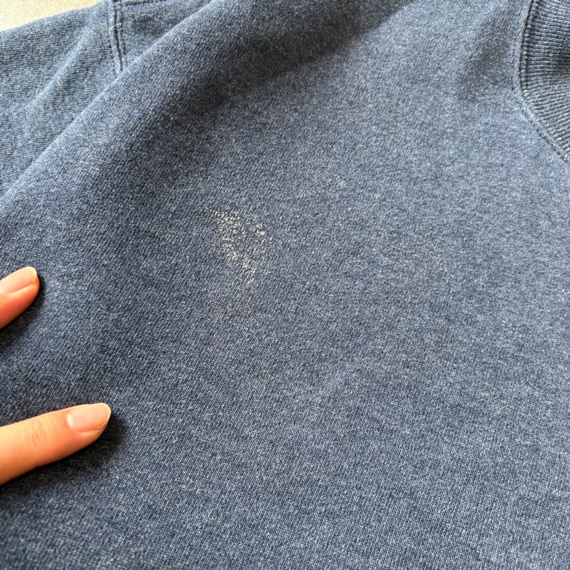 90s 90년대 멕시코 생산 러셀 블랭크 다크 블루 스웻셔츠 상품이미지4