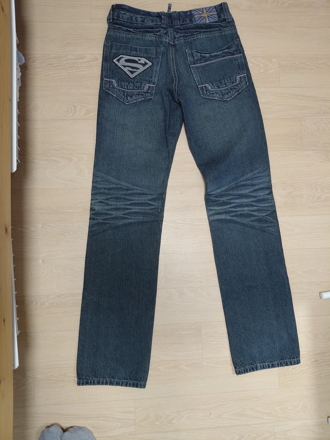 새상품) ALL BLACKS 빈티지 워싱 스트레이트진 상품이미지1