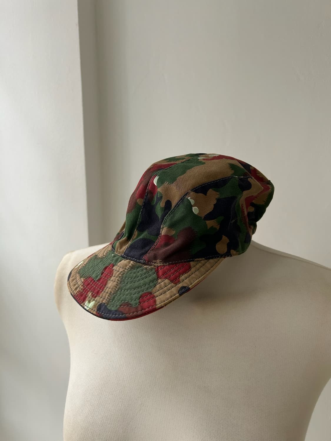 80's Swiss Army AlpenFlage camo Cap 상품이미지3