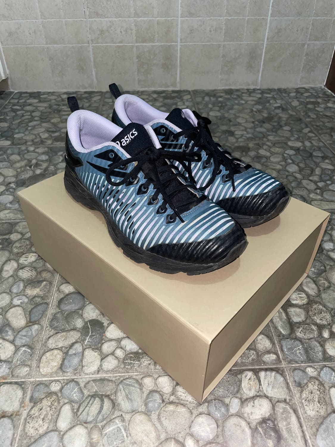 아식스 키코 젤델바1 무라사키 상품이미지2