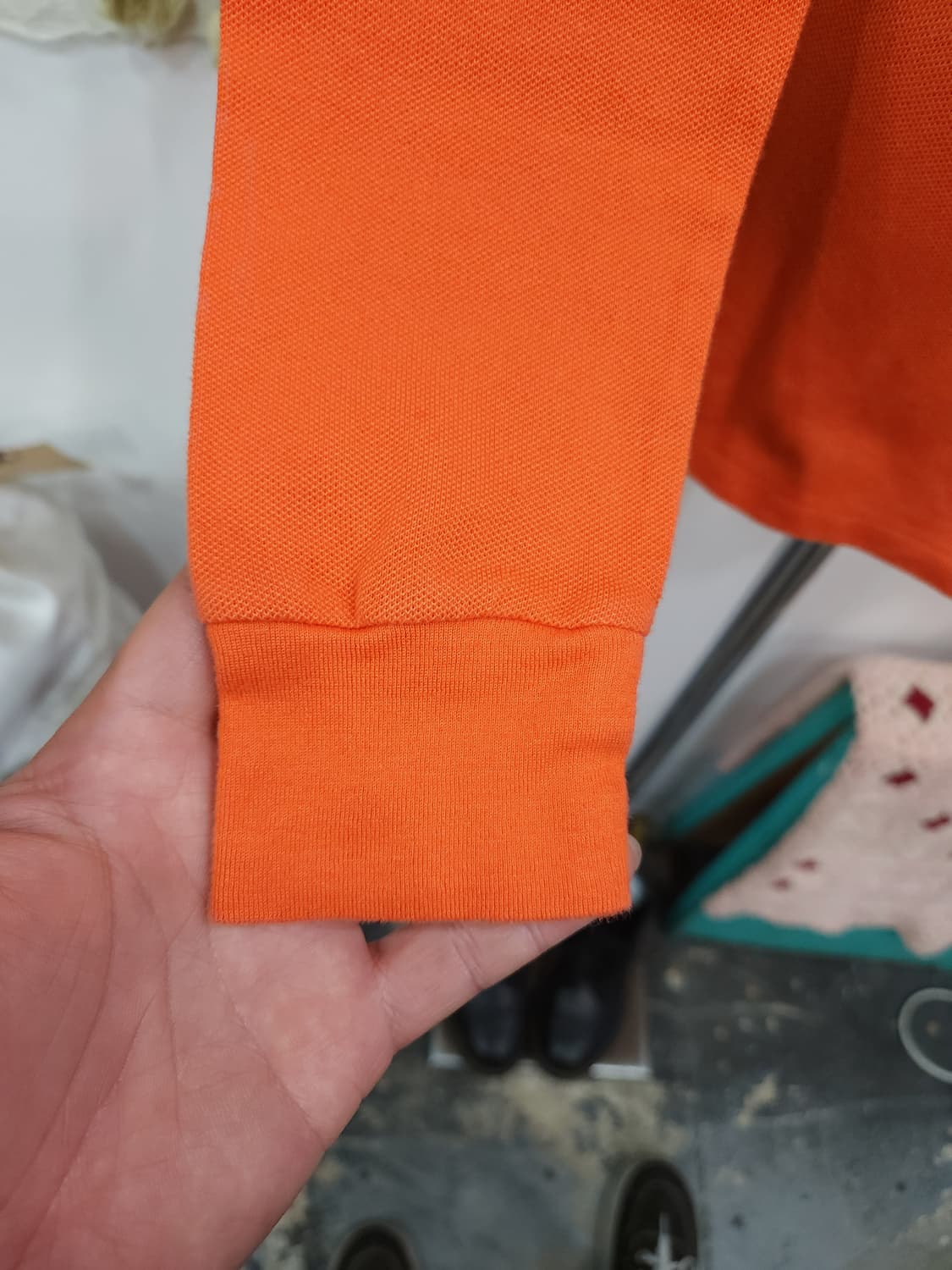 폴로 랄프로렌 오렌지 퍼플 빅포니 카라 긴팔티

 상품이미지4