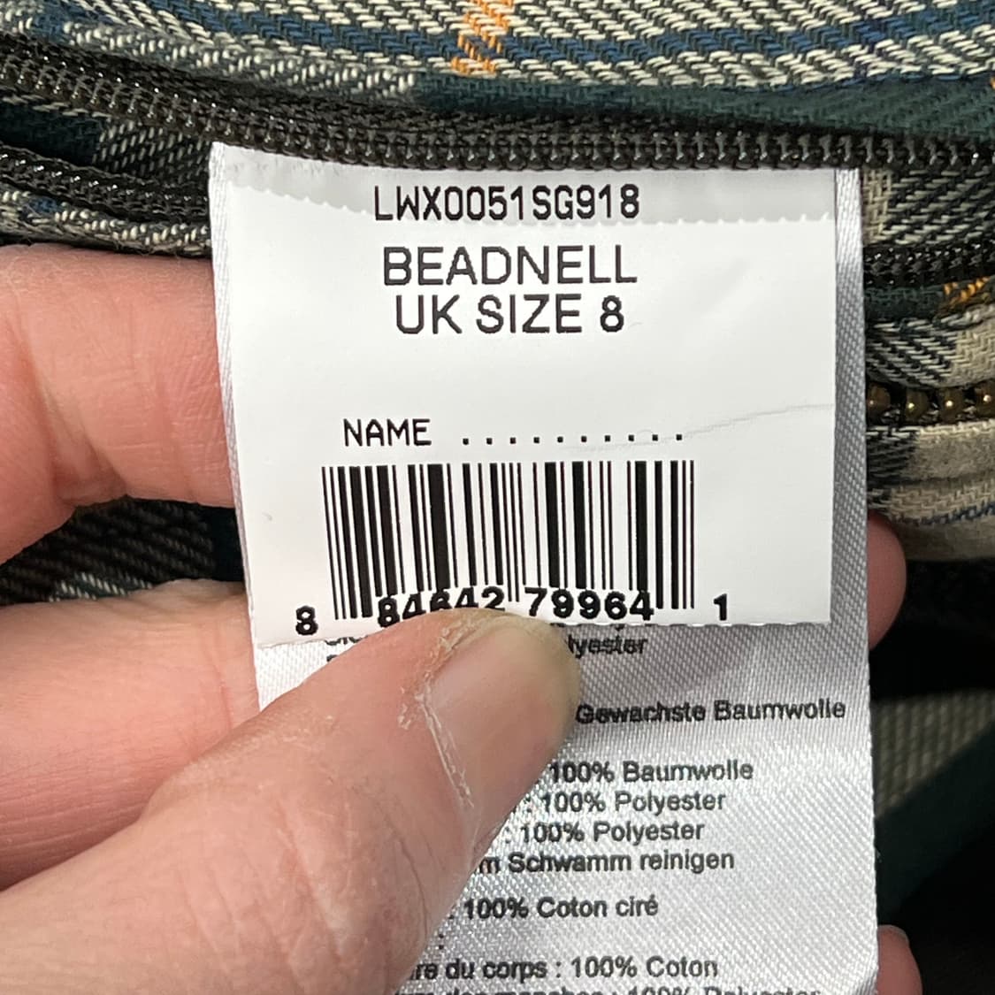 바버 데드스탁 워크자켓 s09028 상품이미지7