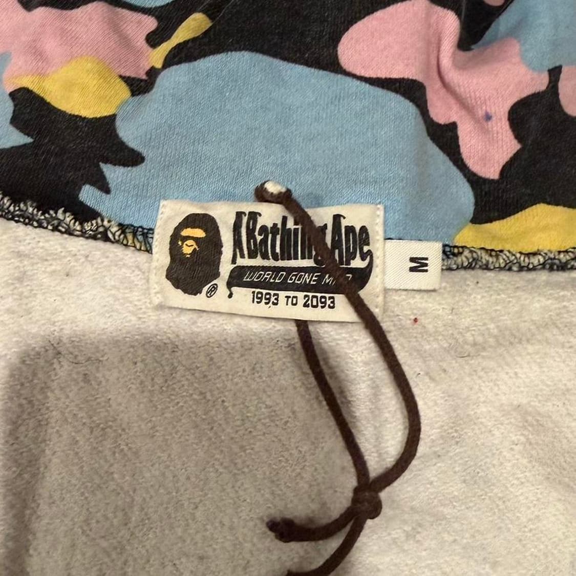 베이프 PONR 뉴 멀티 카모 세컨드 샤크 풀 후드집업 상품이미지5