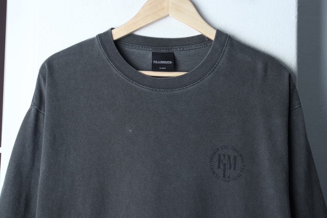 (XL-2XL) 필루미네이트 반팔 티셔츠 피그먼트 그레이-H31953 상품이미지3