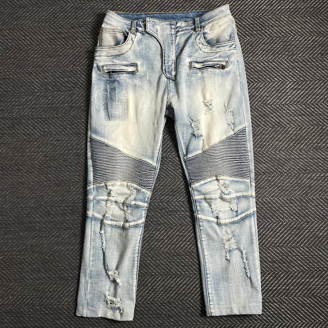 발망 디스트로이드 데미지 워싱 바이커 팬츠 y 5053 상품이미지2