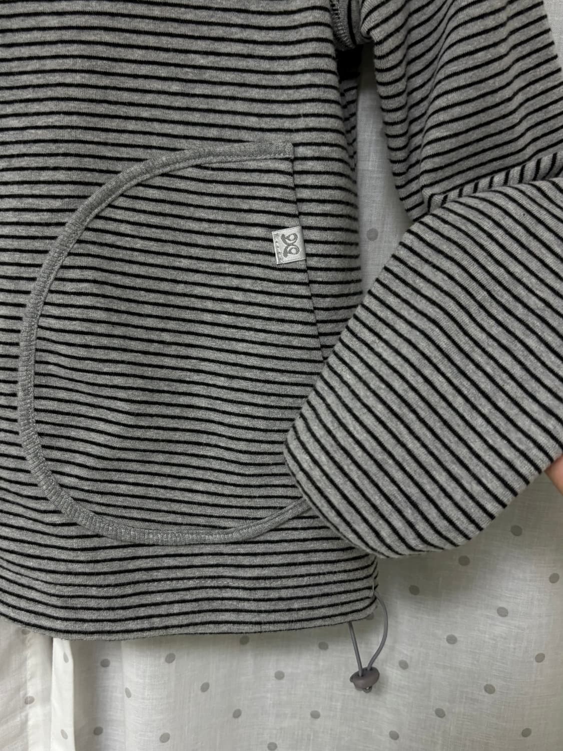 타입서비스 스트라이프 후드집업(거의 새상품) 상품이미지3