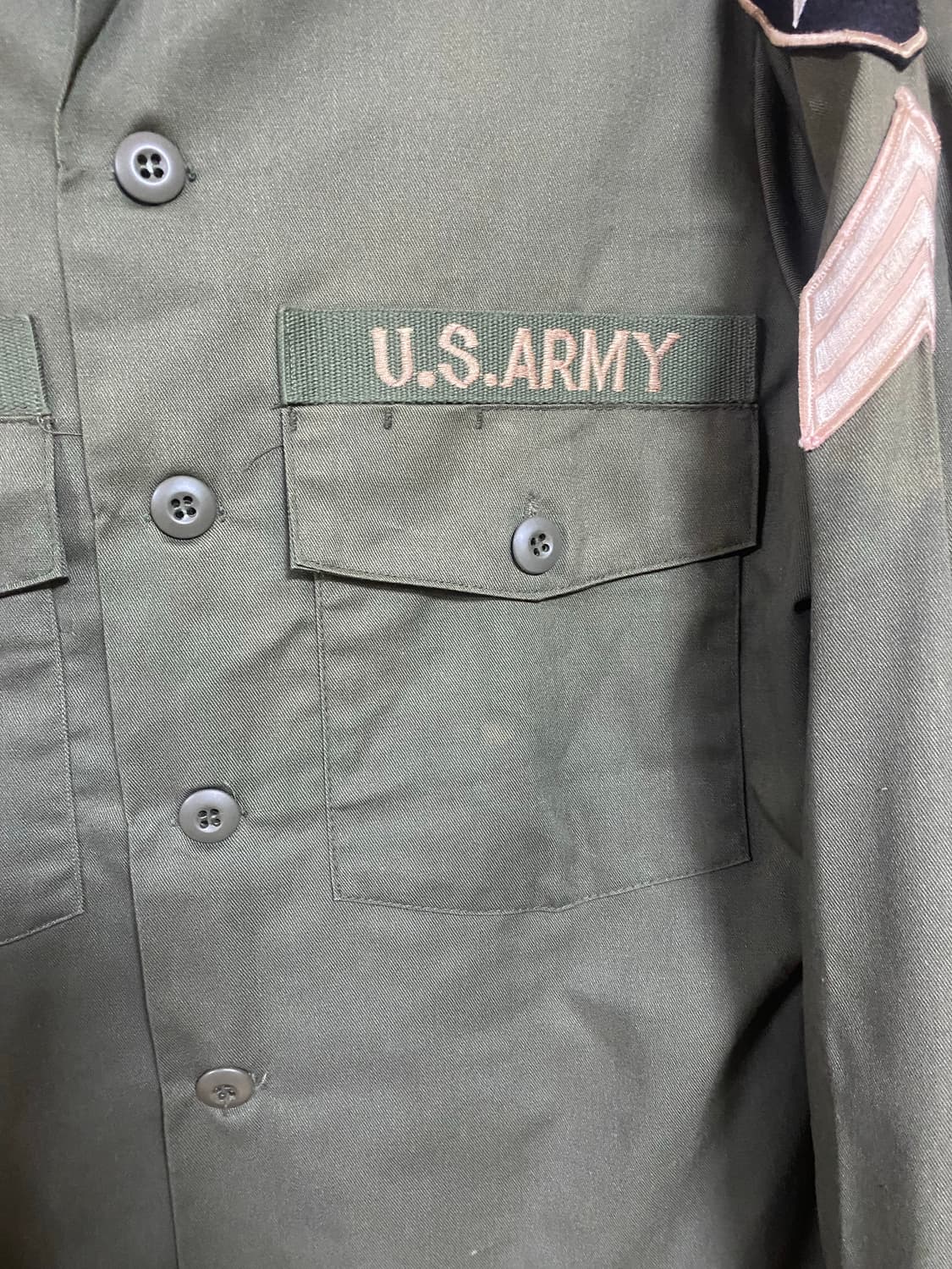 [MIL] U.S.ARMY OG507 밀리터리 자켓 14 1/2 사이즈 상품이미지2