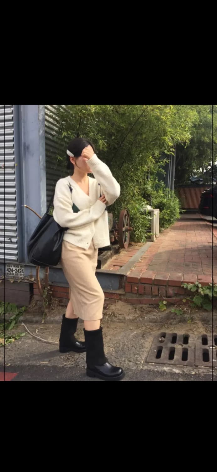 니트 롱부츠 (235/길이 조정 가능) 상품이미지5