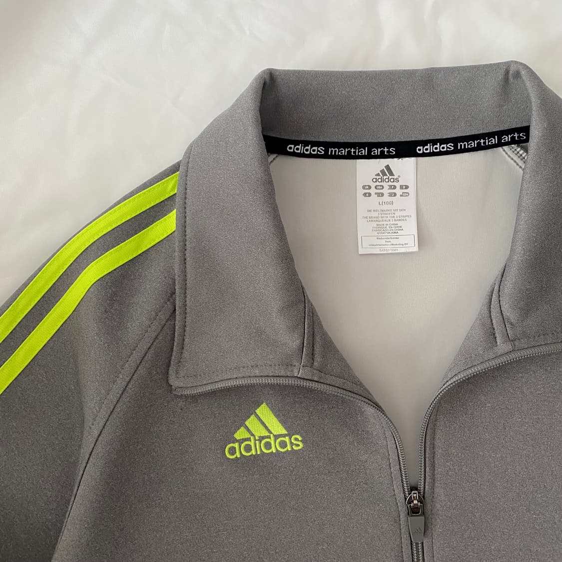 L )아디다스져지 운동복 그레이 A0329 상품이미지7