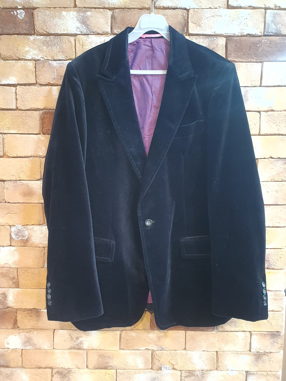 폴스미스 남성 블랙 벨벳 자켓 52 상품이미지1