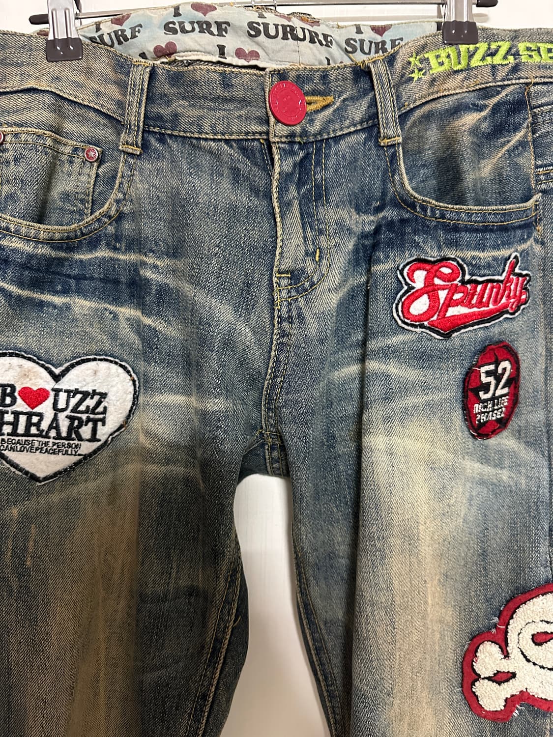 Japanese semi flared patch denim 상품이미지3