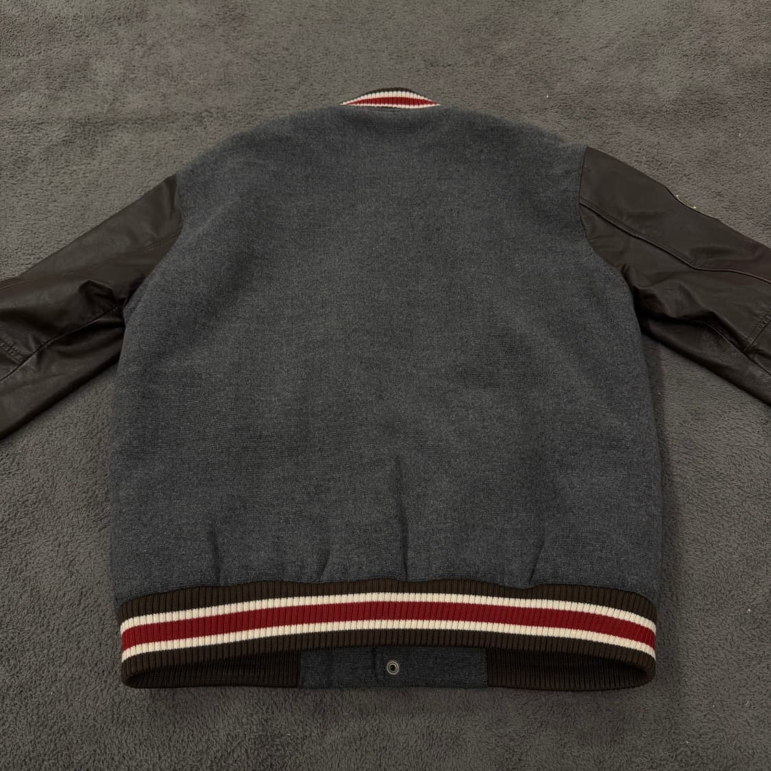 [정품/95] MLB 뉴욕양키즈 레더울바시티 자켓 상품이미지4