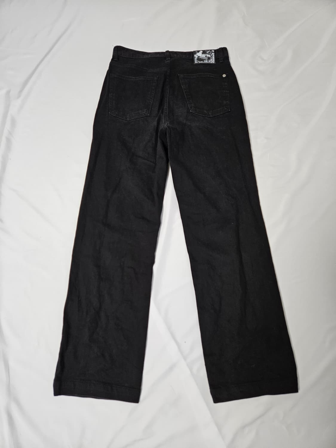 모드나인 MOD9 엔젤크로우 패치 데님팬츠 흑청 청바지 31 상품이미지2