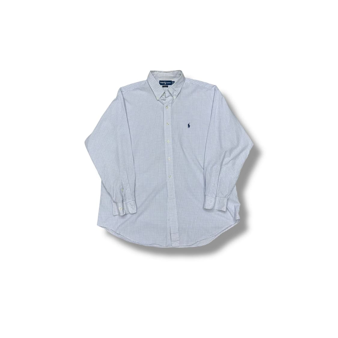 [XXL] 랄프로렌 블루 잔체크 셔츠 상품이미지3