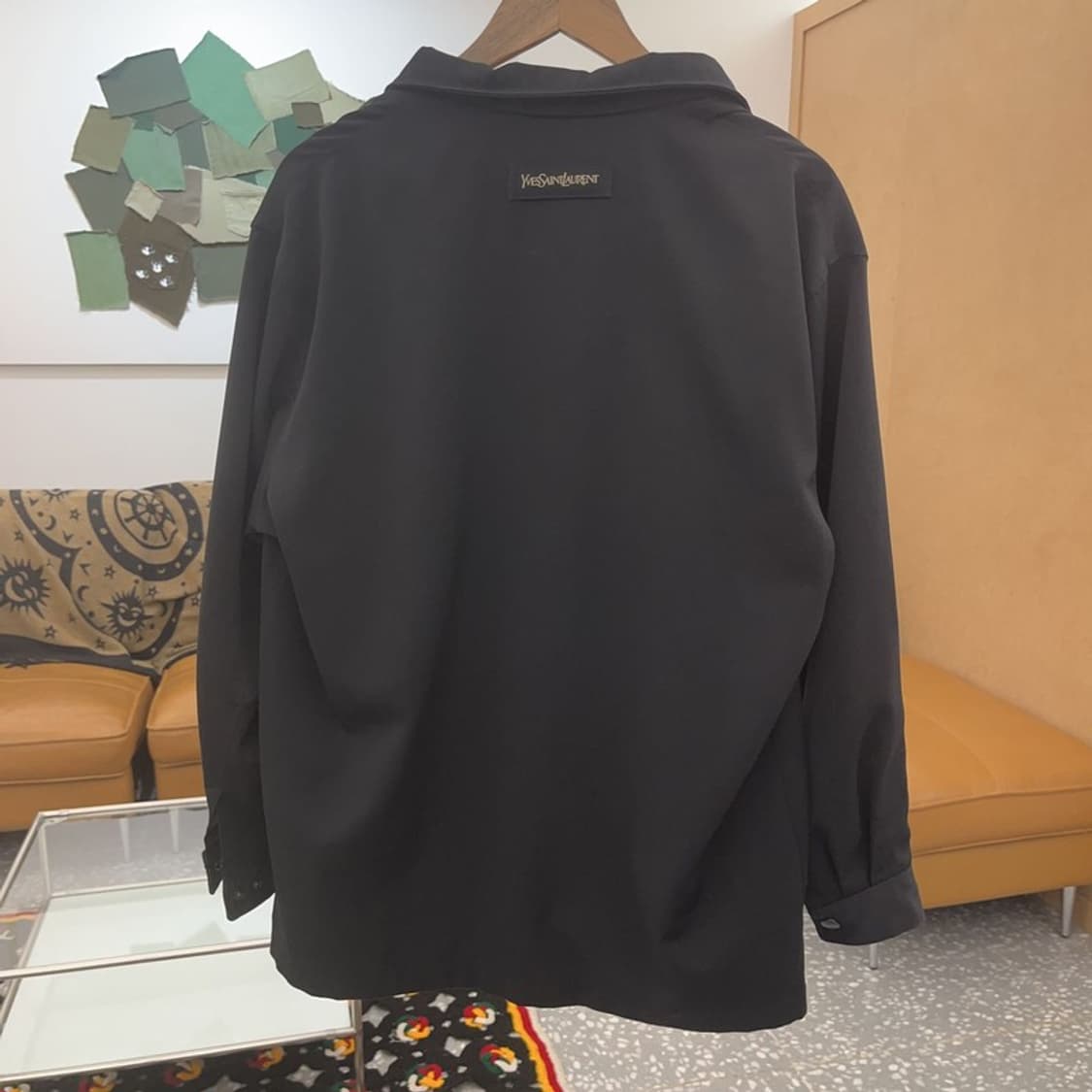 입생로랑 모던캐주얼 스윙톱 블루종 자켓 100 C07811 상품이미지4