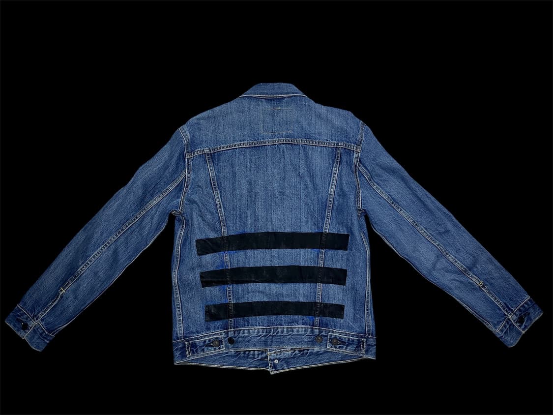 [M] 리바이스 X 아카이브 오마쥬 인디고 블루 데님 트러커 자켓 상품이미지2
