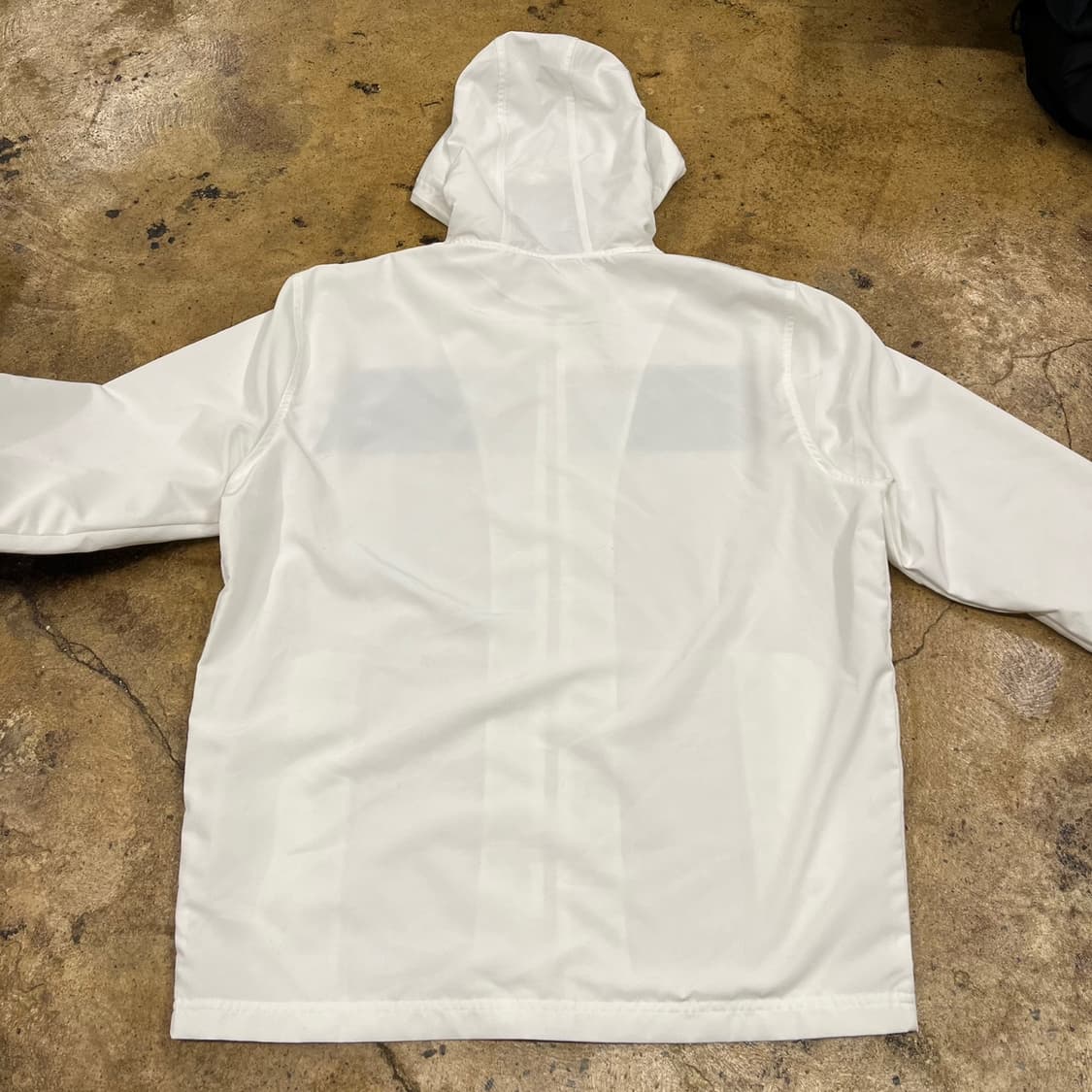 [정품/L] 언더아머 화이트 후드 바람막이 자켓 b14 상품이미지4