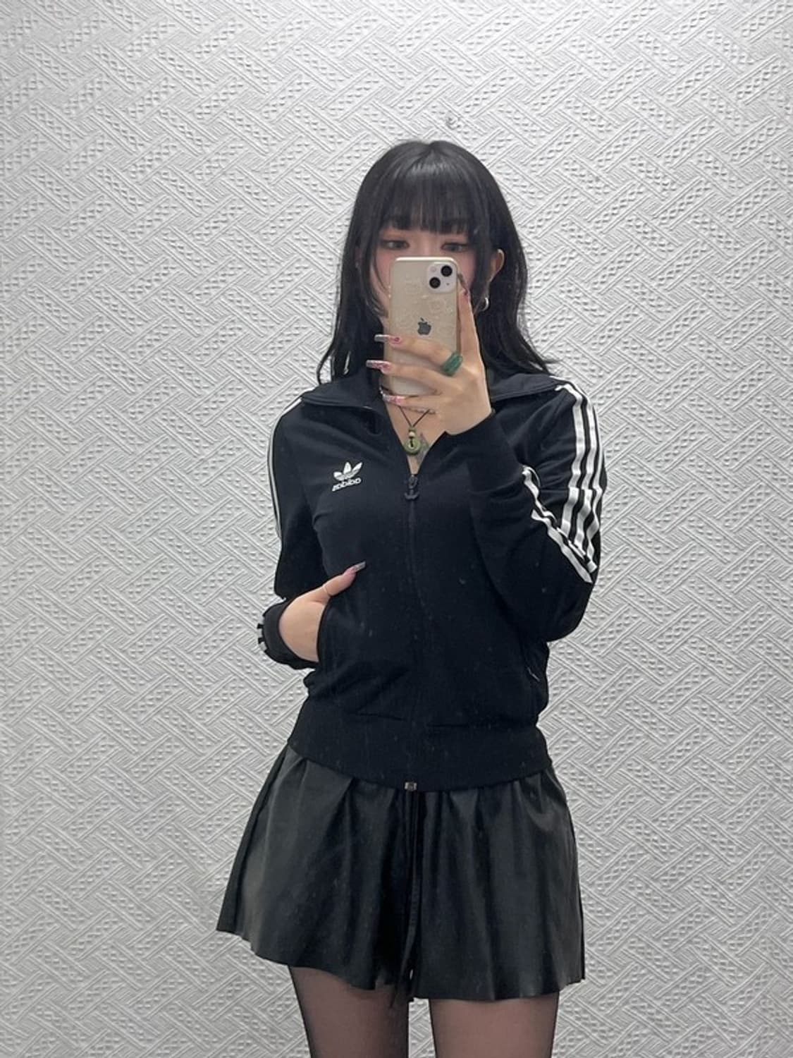 아디다스 파이어버드 빈티지 검흰 져지 집업 90 C11629 상품이미지1