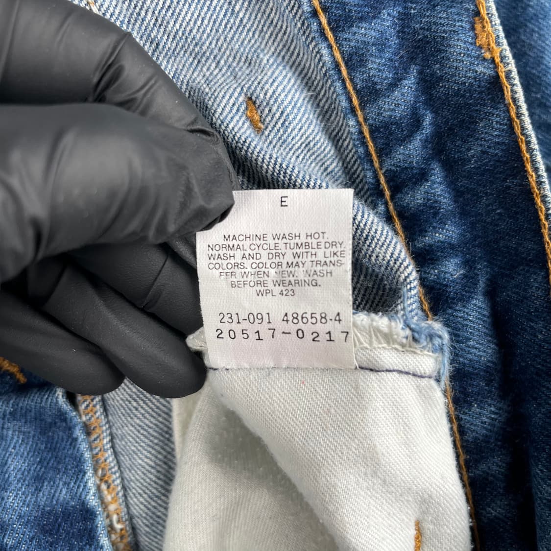 빈티지 리바이스 오렌지탭 517 데님 상품이미지5