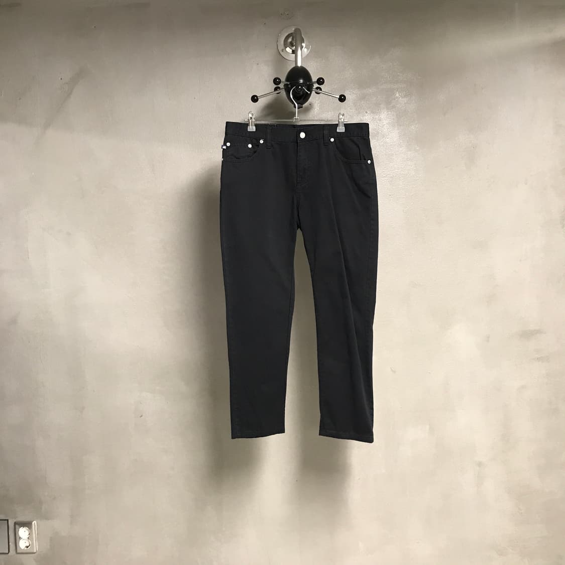 폴로 진스 코튼 팬츠 블랙 10 상품이미지1