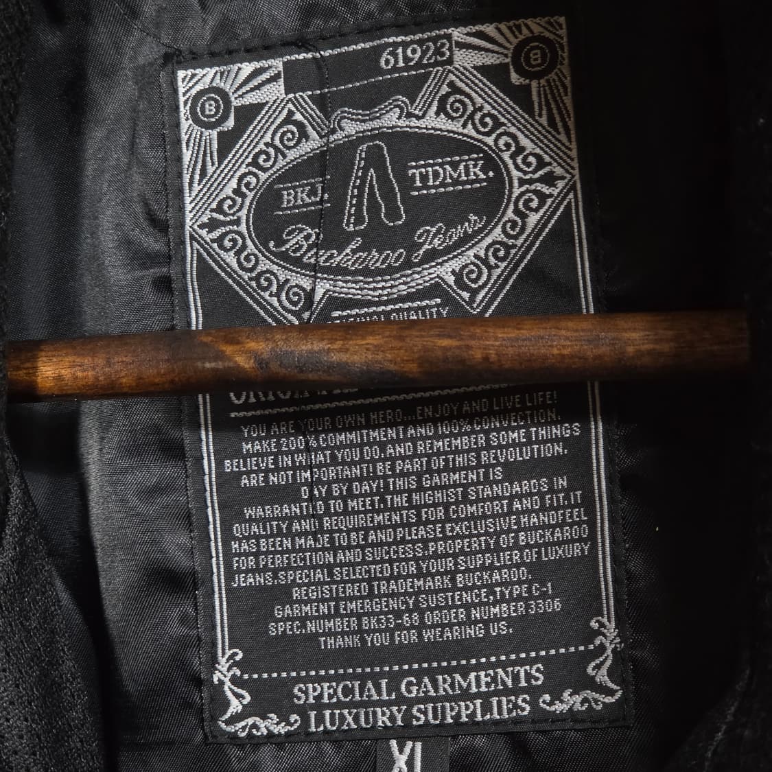 버커루 펑크 그레이 네이비 유광 레이어드 점퍼  상품이미지9