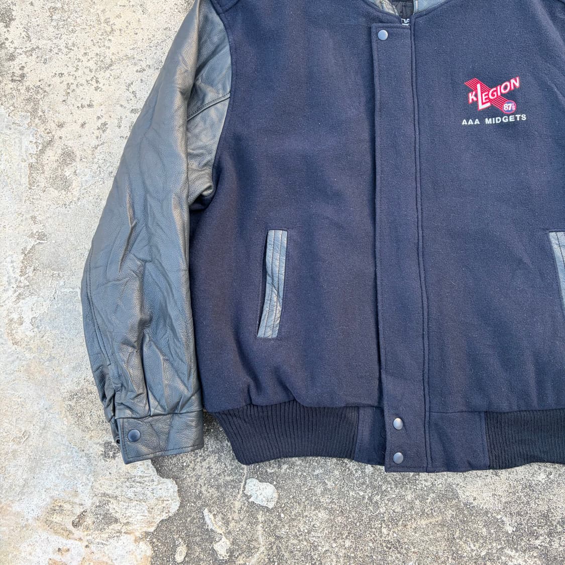 00s CANADA 빈티지 울 바시티 자켓 2XL 상품이미지3