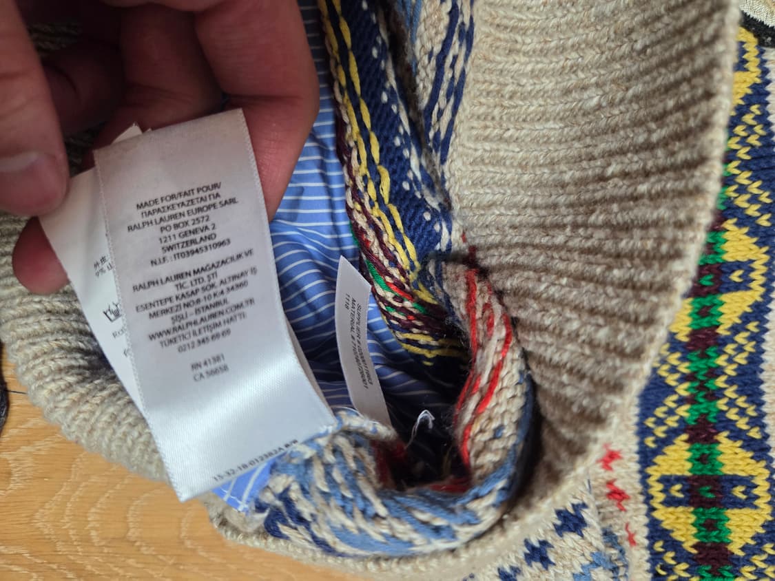 폴로 타이거 페어아일 니트 M 상품이미지5