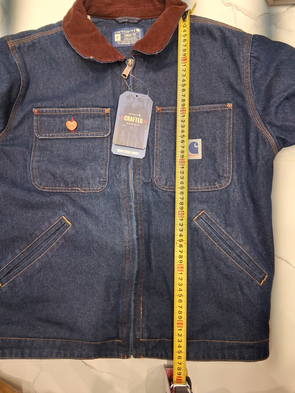 칼하트 크래프티드 시리즈 데님자켓 상품이미지4