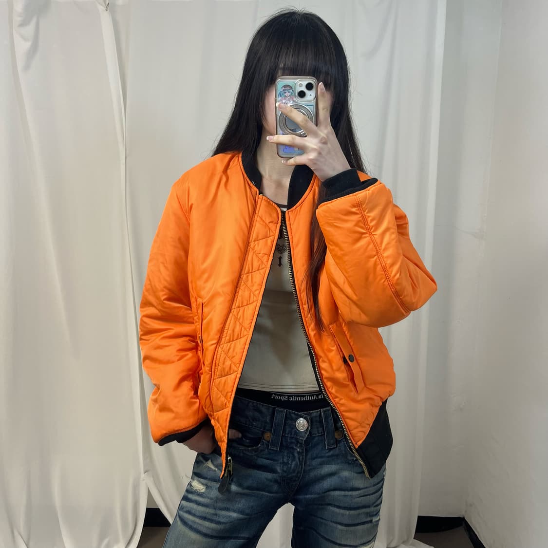 Alpha Industries reversible black MA-1 상품이미지4