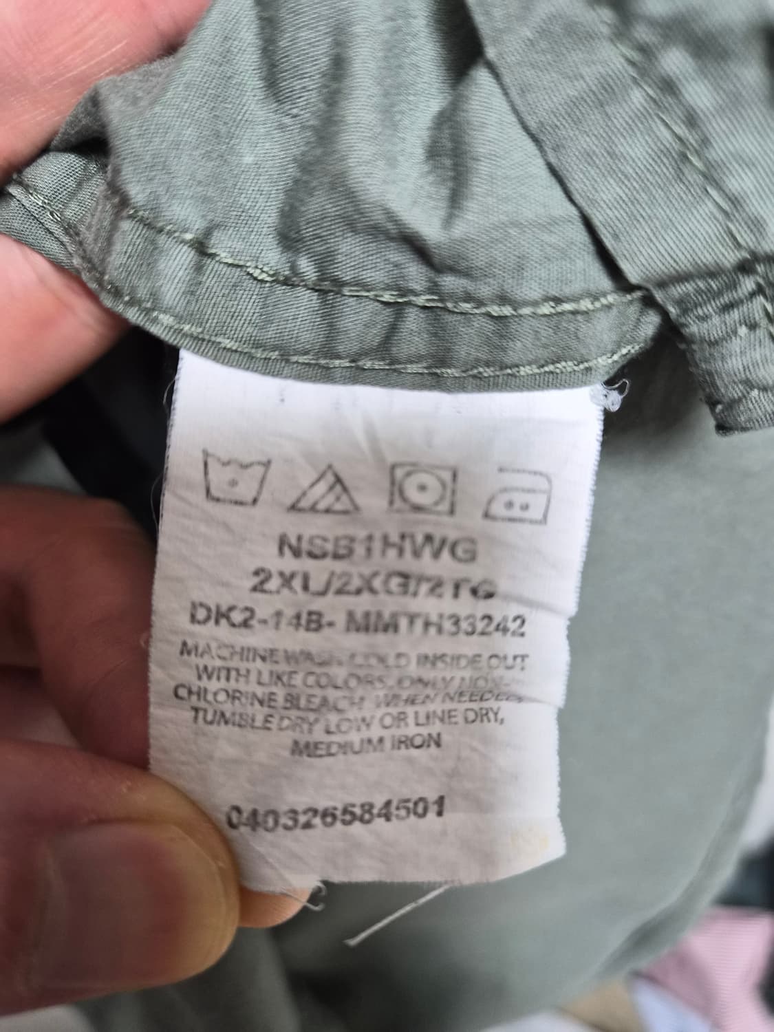 랭글러Wrangler 투포켓 반팔 워크 셔츠 2XL - S384 상품이미지5