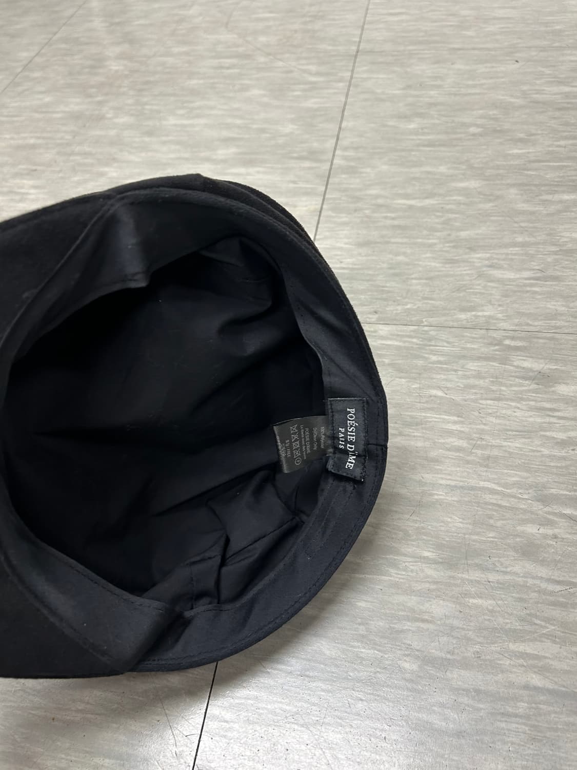 Poesie Dame 포에지담 검정 모자 상품이미지2