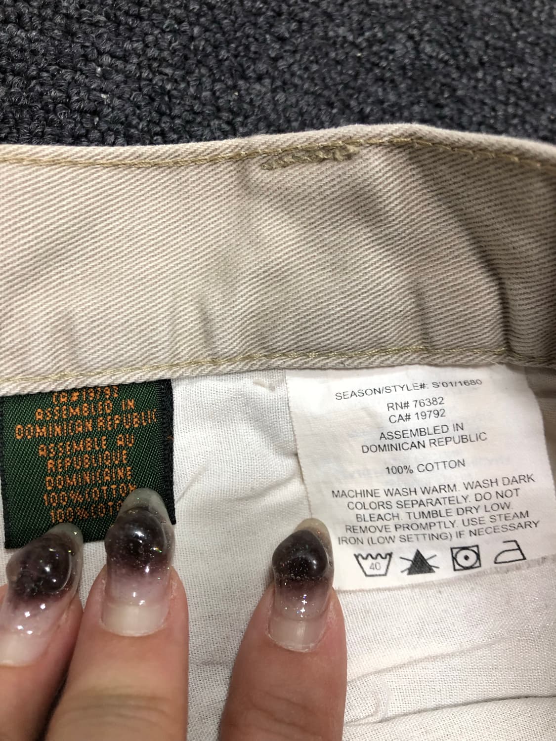 팀버랜드 베이지 카고팬츠 30 상품이미지10