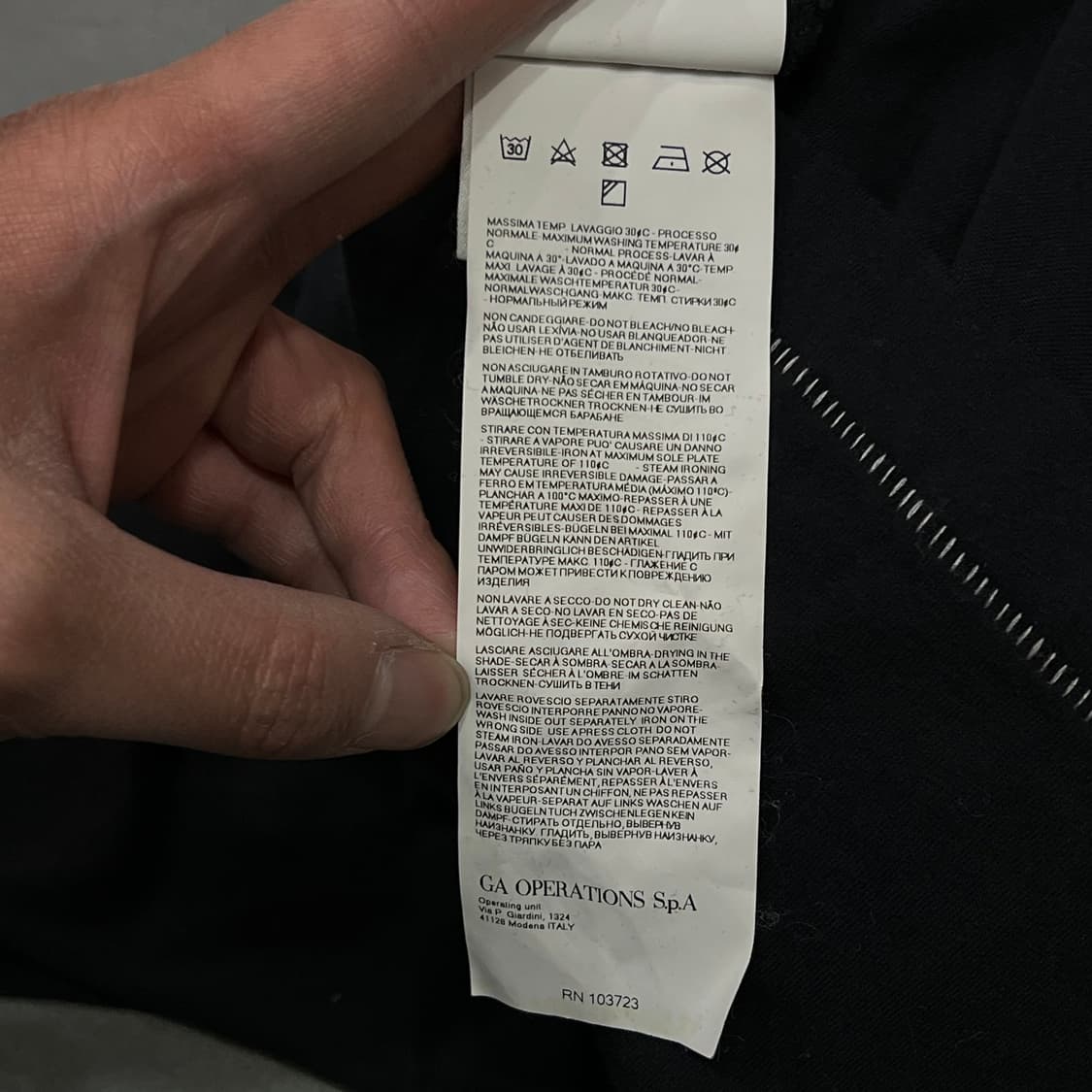  아르마니 진스 로고 롱슬리브 y15539 상품이미지8