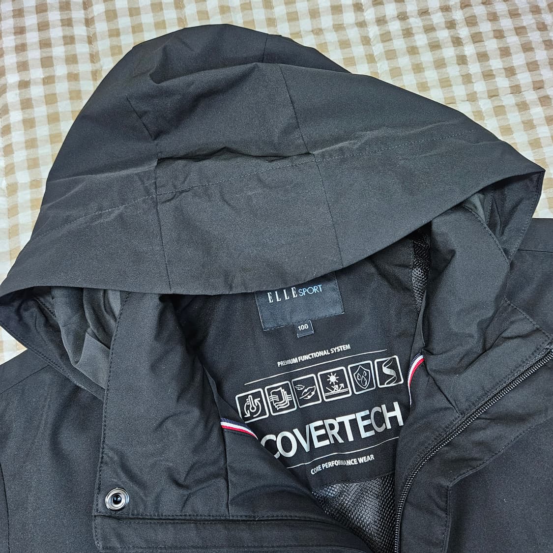 엘르 스포츠 바람막이 후드집업 자켓 남자100~105 상품이미지2