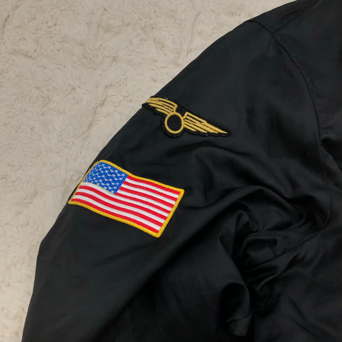 포에버21 USA 성조기 플라이트 MA-1 봄버 항공점퍼 자켓 상품이미지3