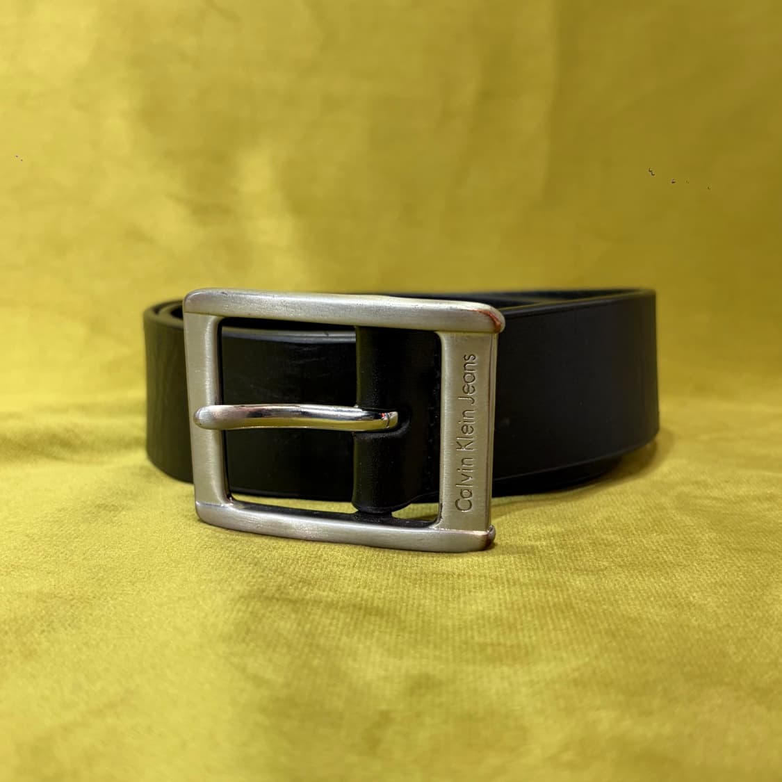 캘빈클라인 사각버클 리얼 레더 벨트 상품이미지2