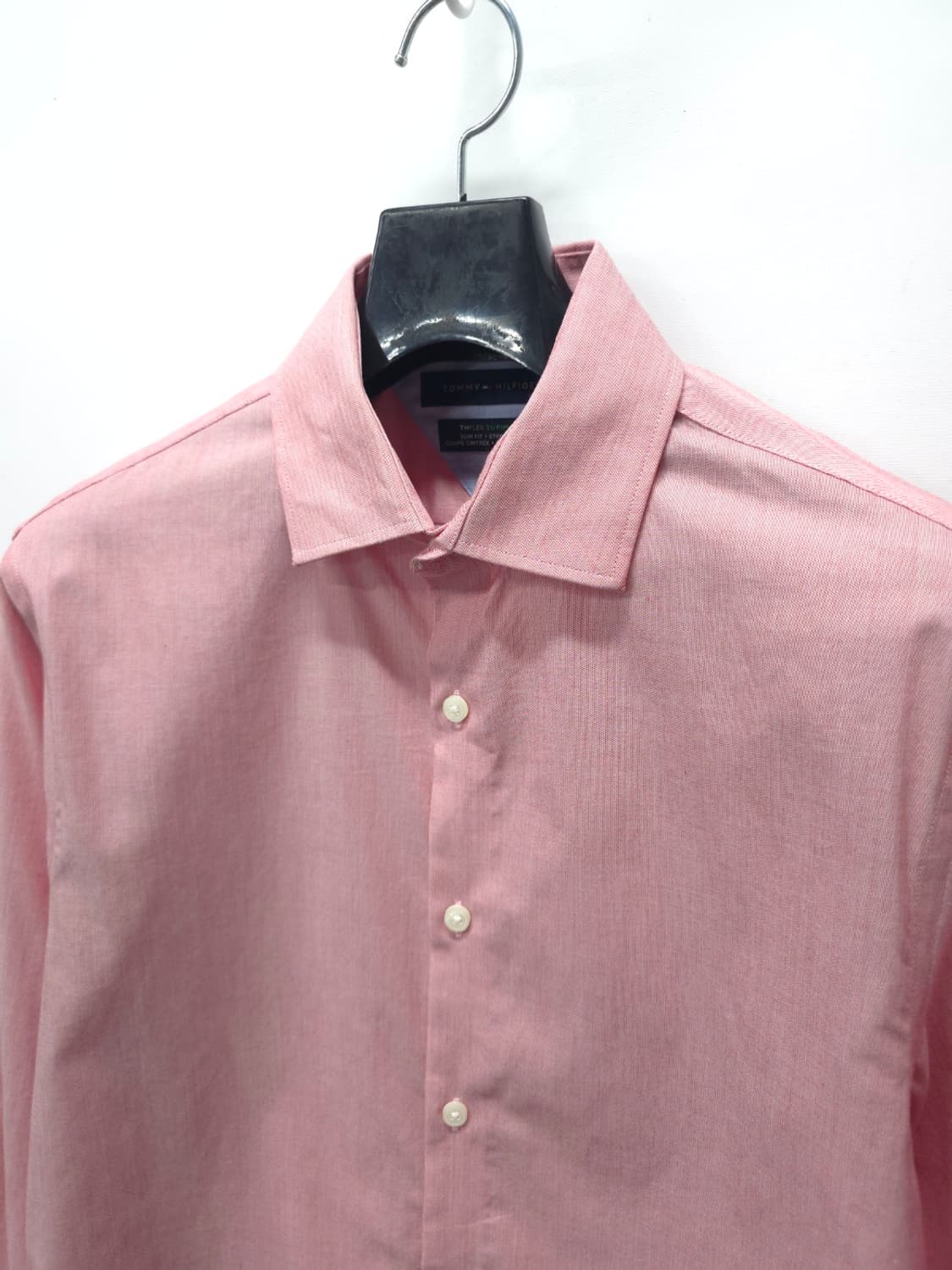 타미힐피거 THFLEX 수피마 슬림핏 스트레치 셔츠 (핑크/95) 상품이미지2