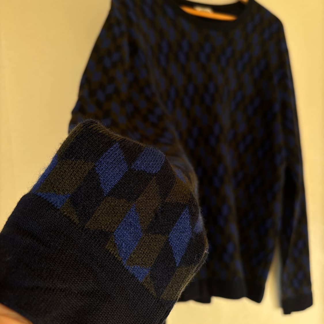 라코스테 퓨어울 빅사이즈 니트 120 명품 패턴 가성비 상품이미지9