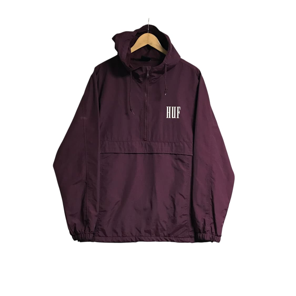 허프 빅로고 버건디 아노락 자켓 상품이미지2