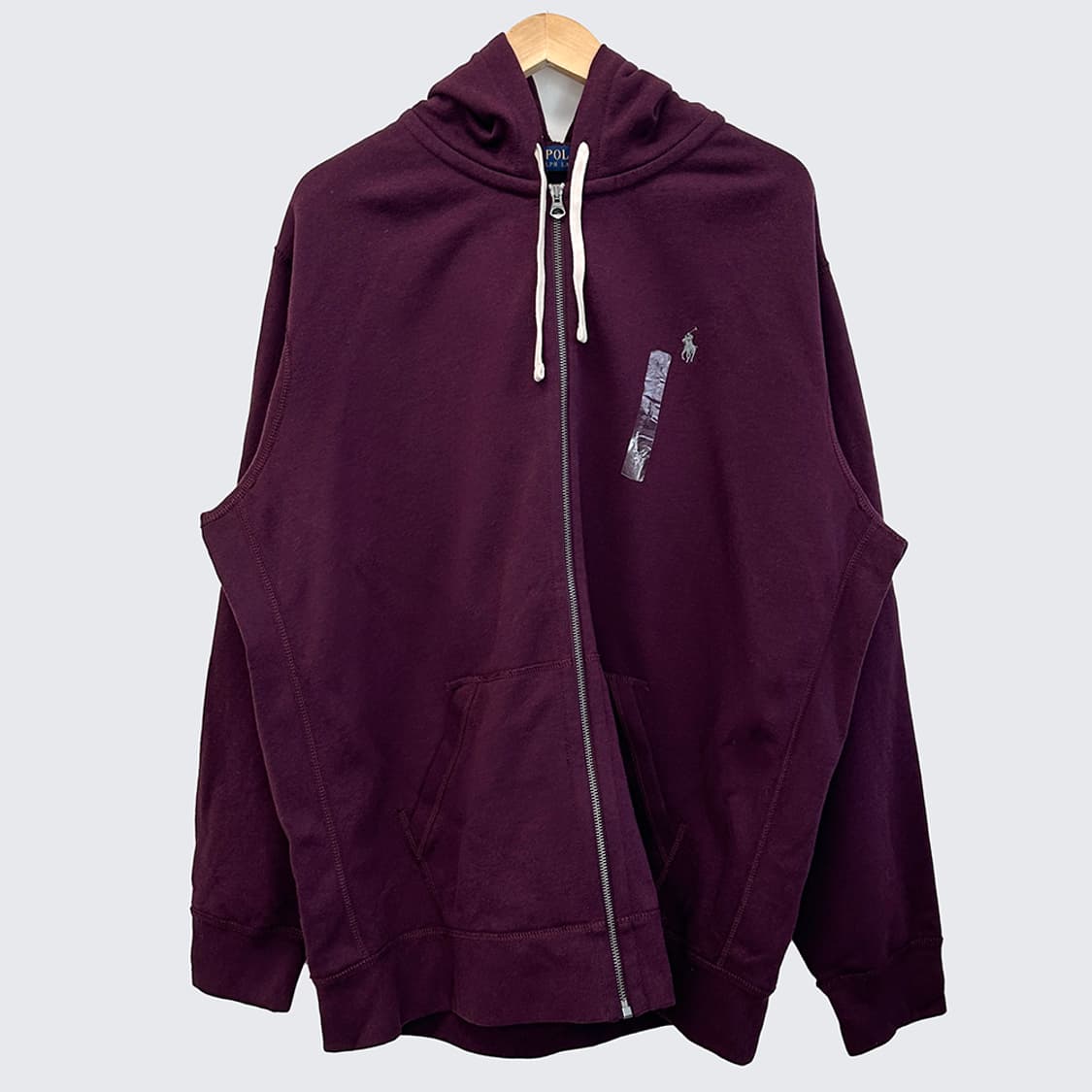 폴로 랄프로렌 기모 후드집업 자켓 점퍼 데드스탁 남성 XXL 상품이미지1