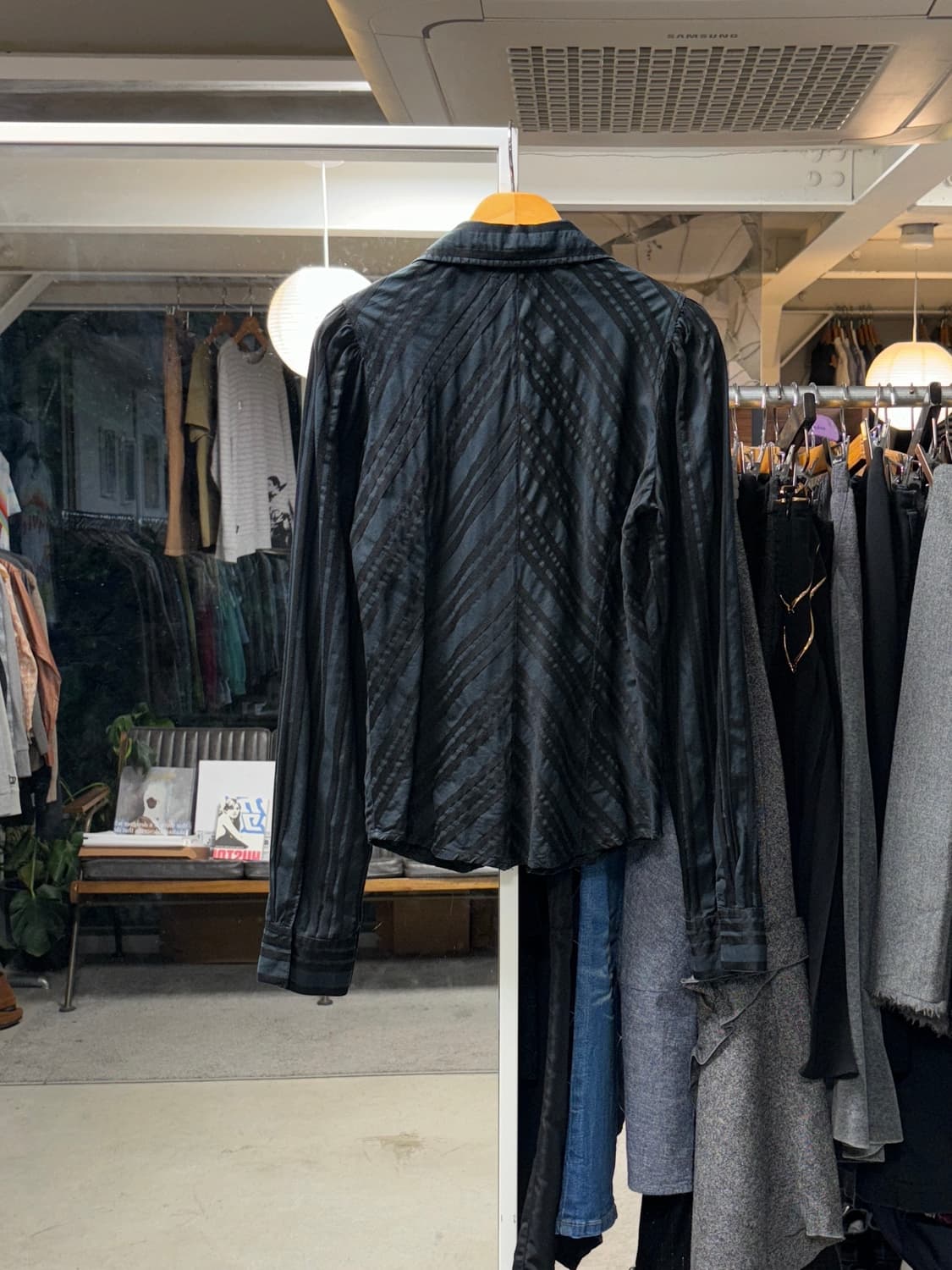 아르마니 익스체인지 스트라이프 셔츠 상품이미지2