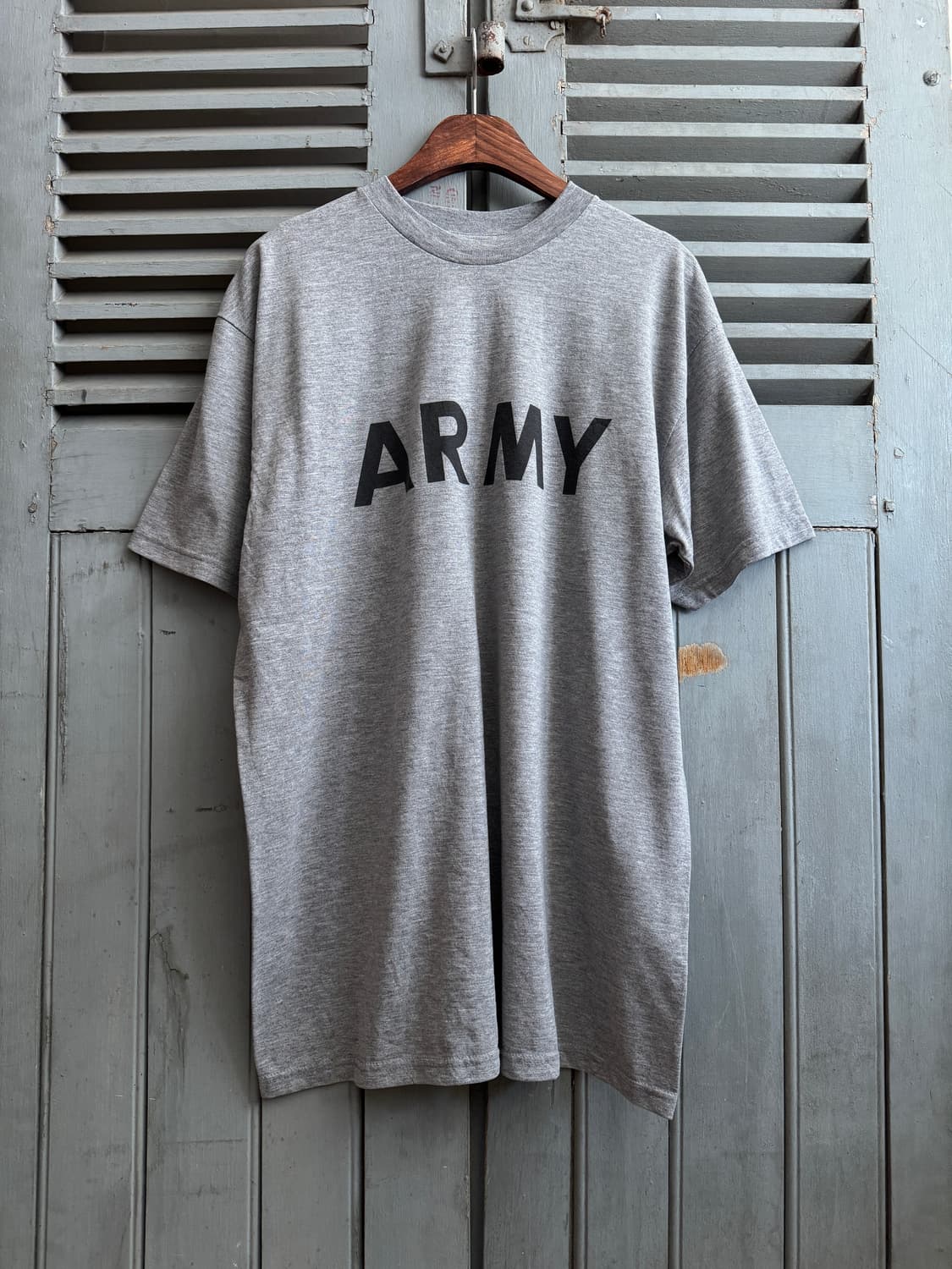 [M]U.S ARMY 그레이 프린팅 티셔츠 상품이미지2