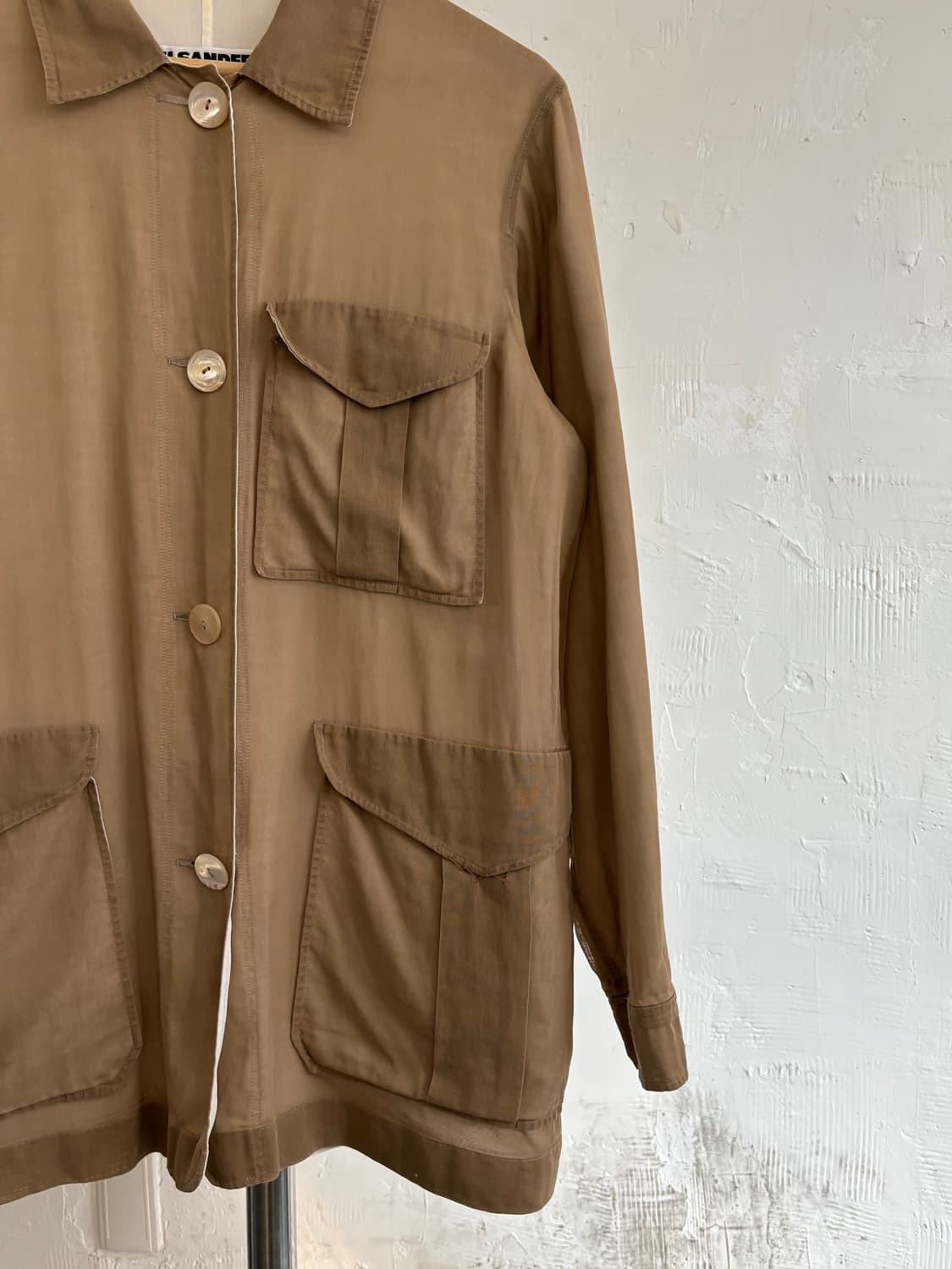 Jil Sander 질샌더 베이지 쓰리 포켓 셔츠 자켓    상품이미지9