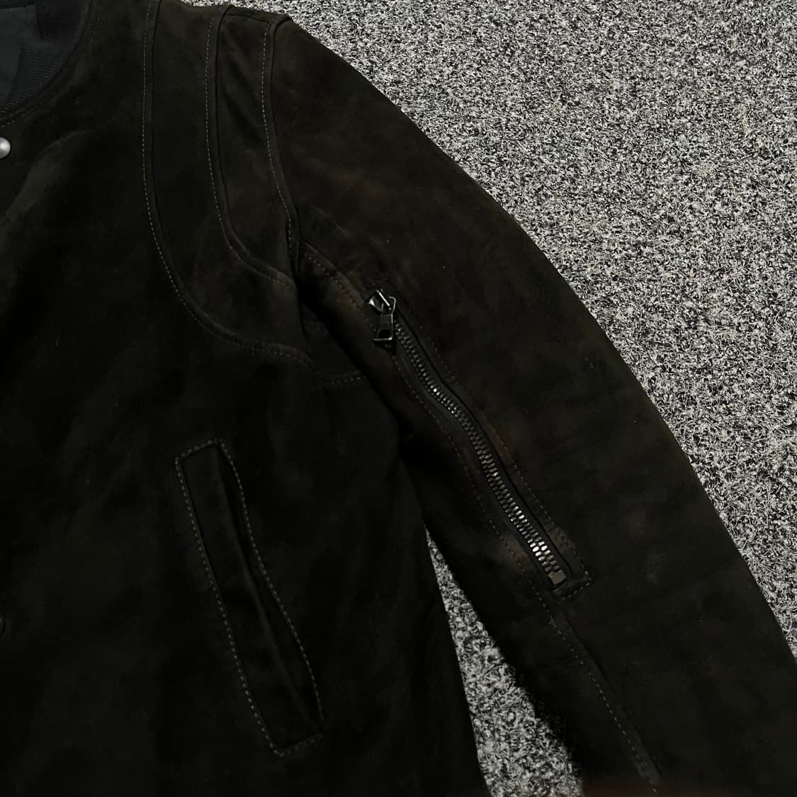 00s vintage BALMAIN 스웨이드 자켓  상품이미지3