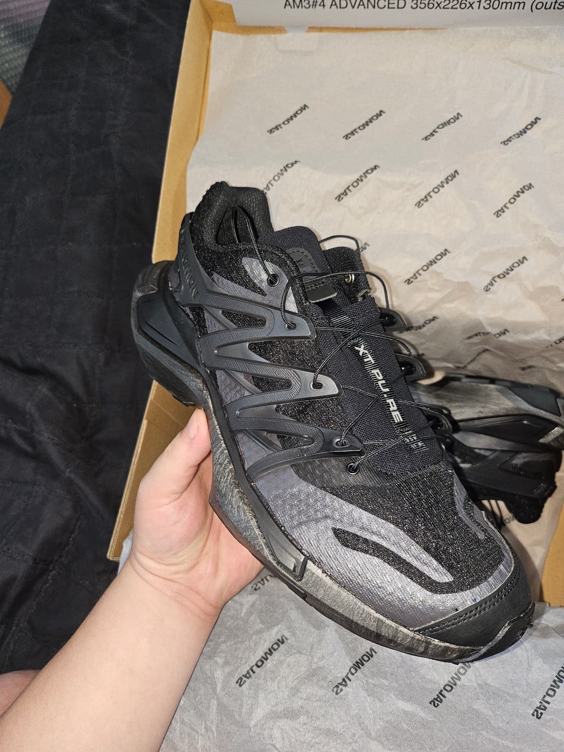 살로몬 XT PU.RE 블랙 280.    새상품 상품이미지4