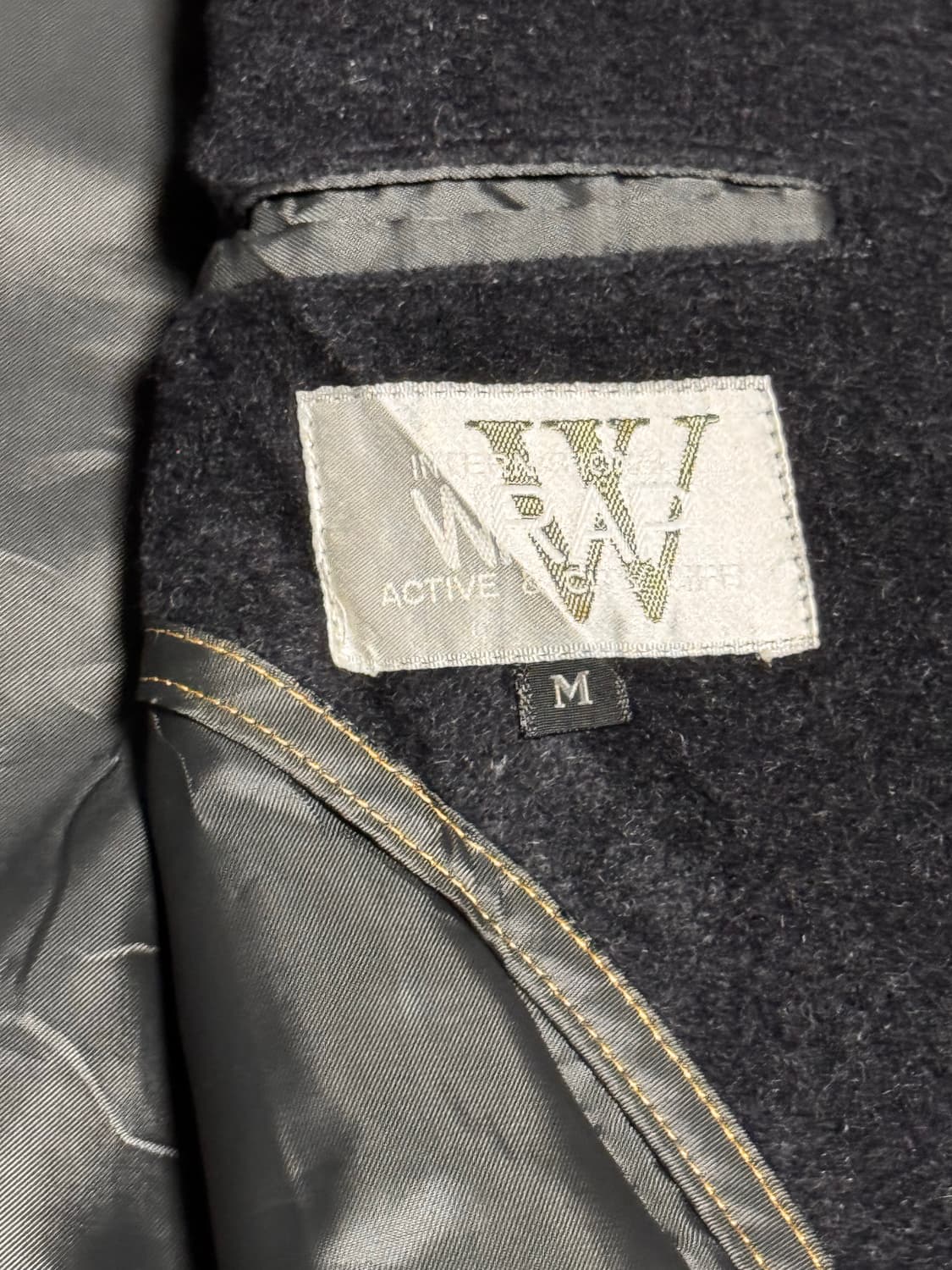 WRAP 일본제 앙고라 모 싱글 코트 상품이미지4