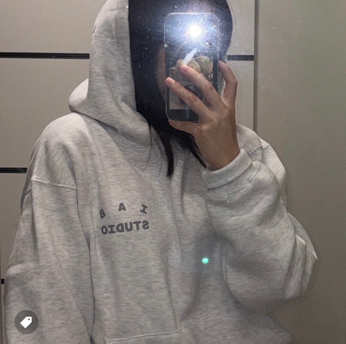 아이앱스튜디오 후드 라이트 그레이 XL 상품이미지8