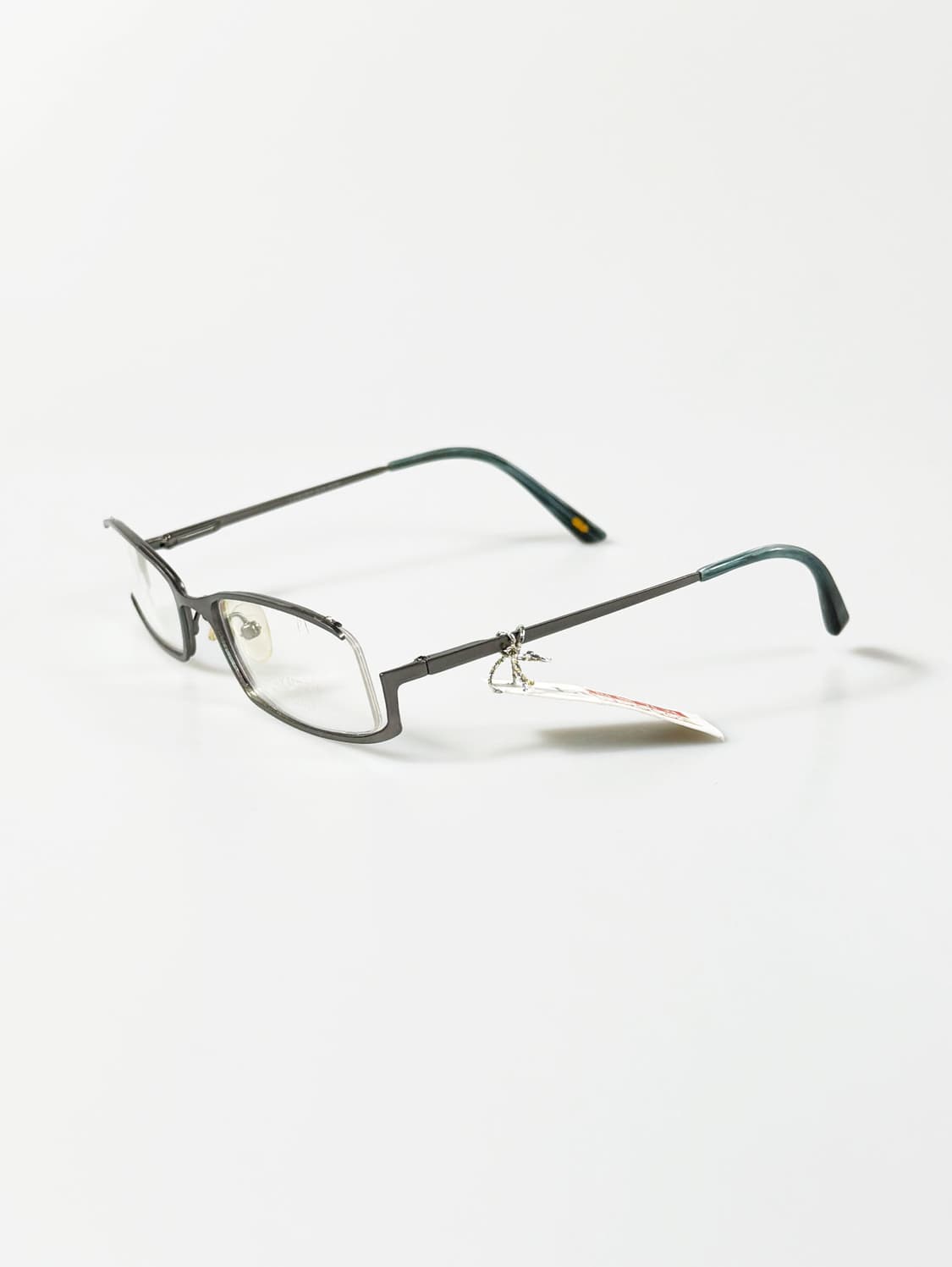 LUXURY OCCHIALI 언더림 스퀘어 메탈 빈티지 안경 상품이미지3