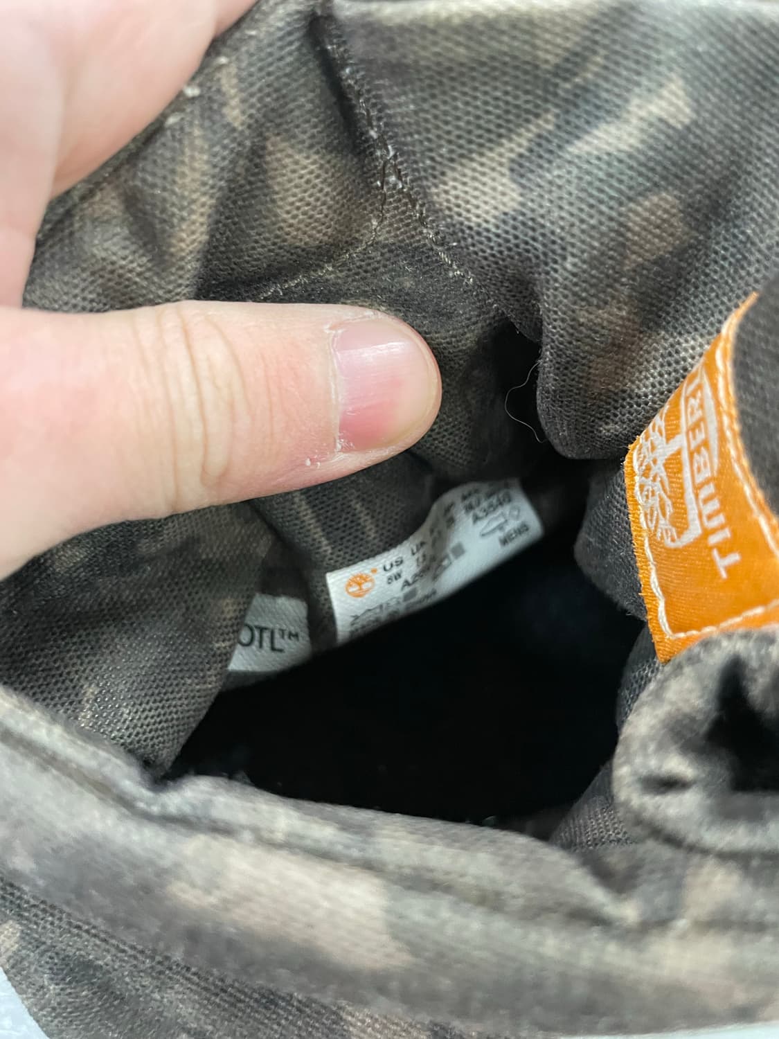 팀버랜드 롤탑 카모 부츠 US8 (gr-4034) 상품이미지9