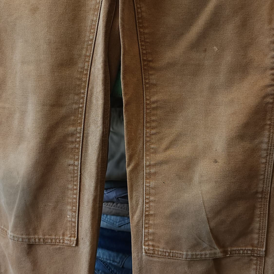 칼하트 워크팬츠 더블니 워크팬츠 브라운 6x32 상품이미지6